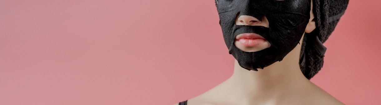 máscara carvão