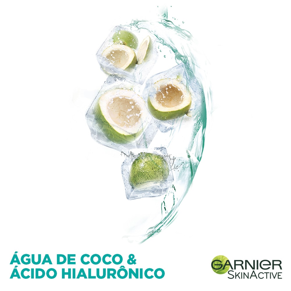 Imagem mostrando Água de Coco + Ácido Hialurônico | Garnier