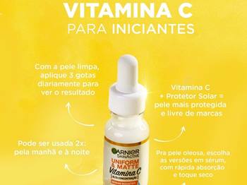 Sérum com vitamina C