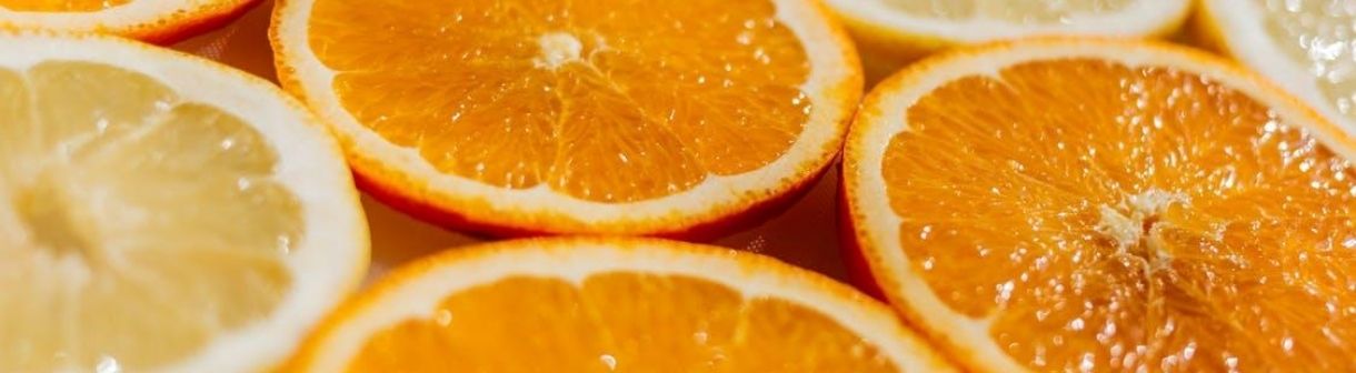 Suco de laranja e agua de coco