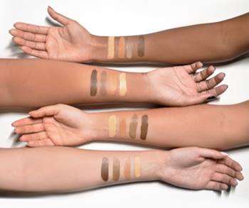 Imagem de vários braços com vários tons de pele | Garnier