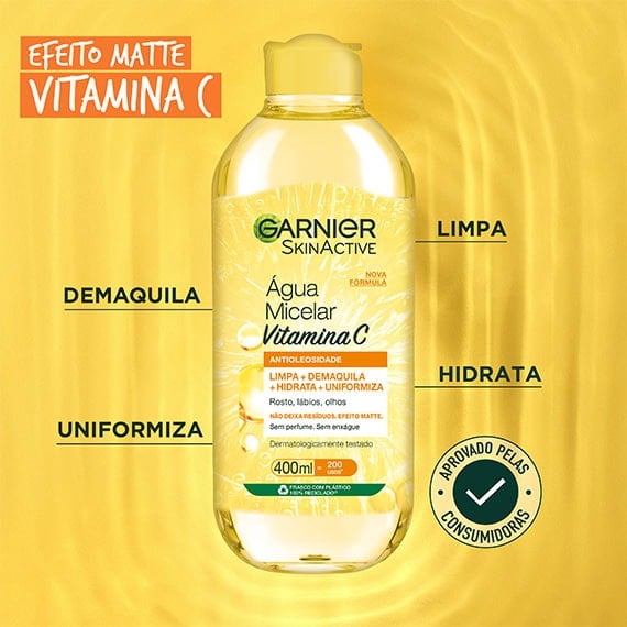 Imagem Água Micelar Uniform&Matte | Garnier
