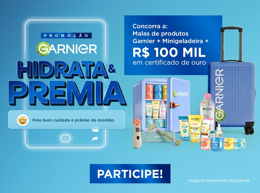 Promoção Garnier, Hidrata & Premia.