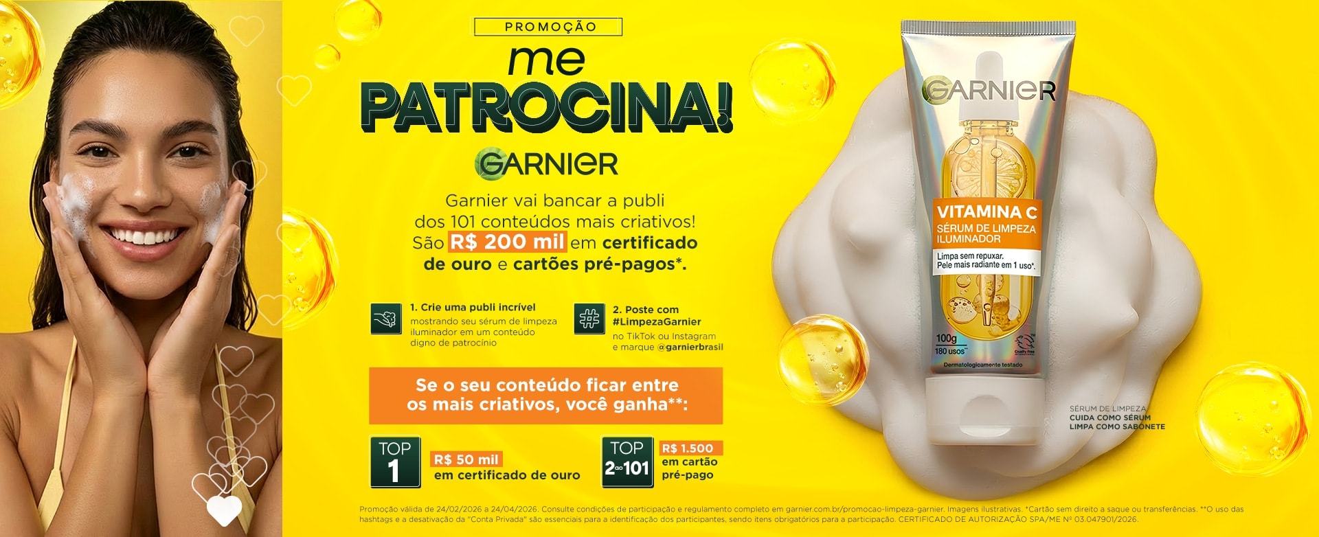 Promoção Me Patrocina, Garnier!