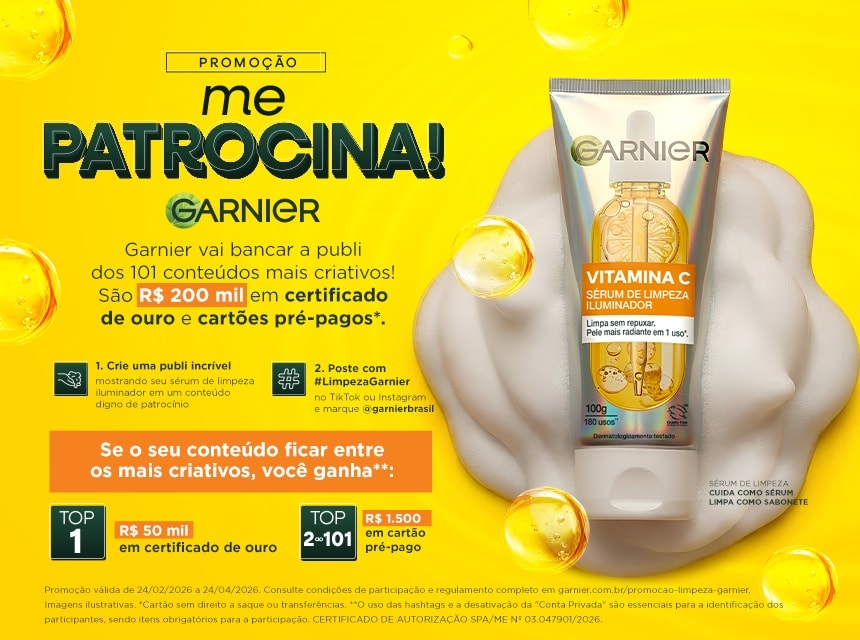 Promoção Me Patrocina, Garnier!