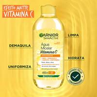 Imagem Água Micelar Antioleosidade com Vitamina C | Benefícios | Garnier