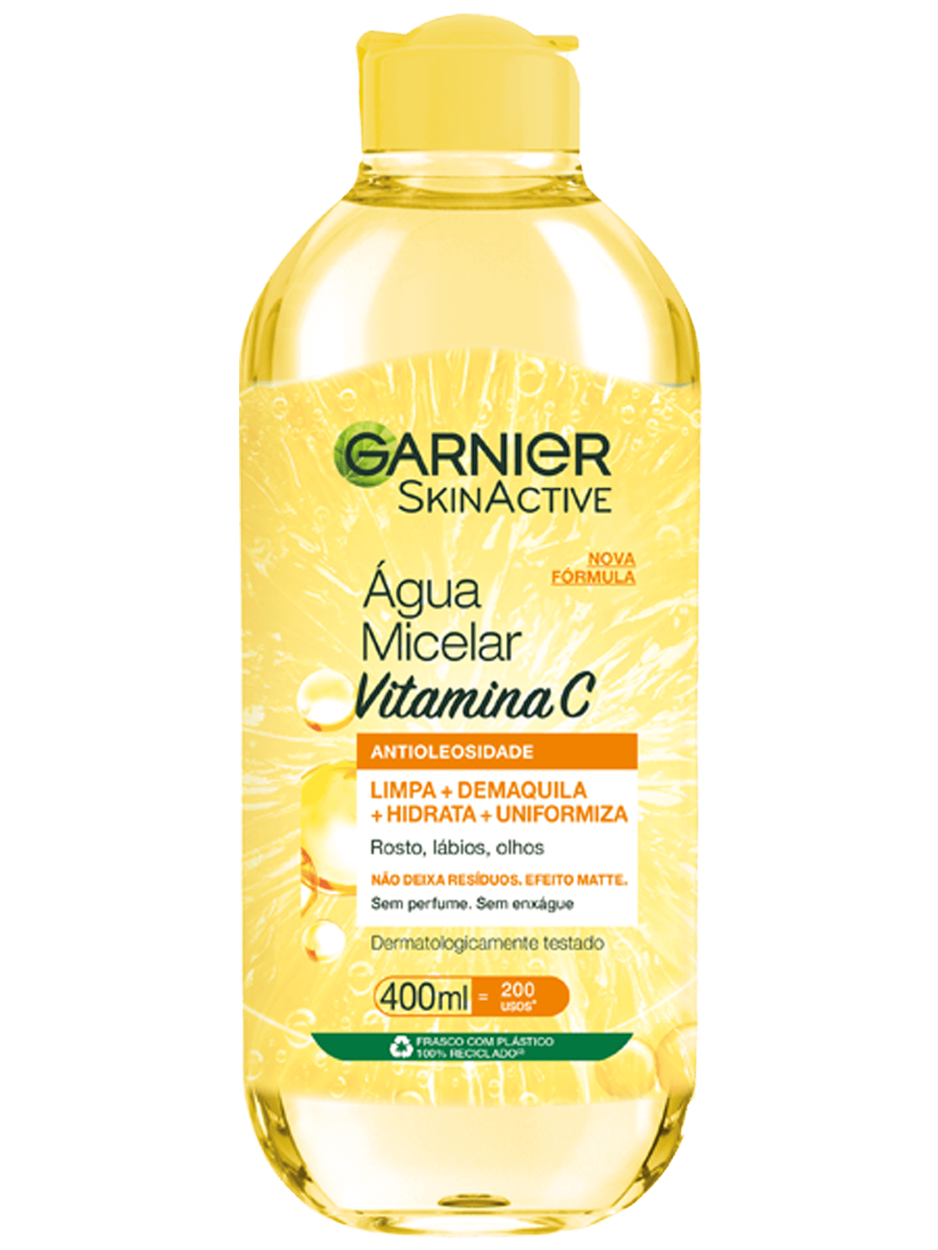 Imagem Água Micelar Antioleosidade com Vitamina C | Packshot | Garnier