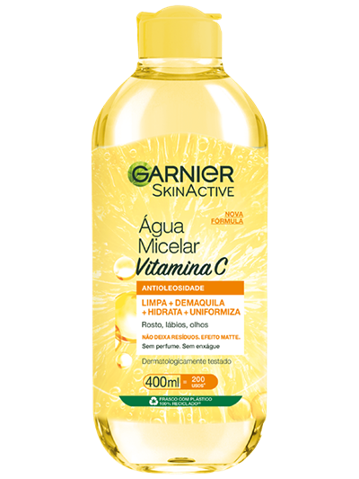 Imagem Água Micelar Antioleosidade com Vitamina C | Packshot | Garnier