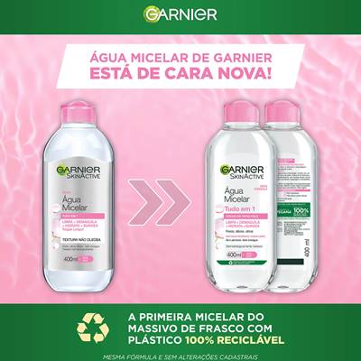 Imagem Água Micelar Tudo em Um | Novo Pack | Garnier