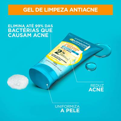 Imagem Gel de Limpeza Antiacne | Benefícios |Garnier