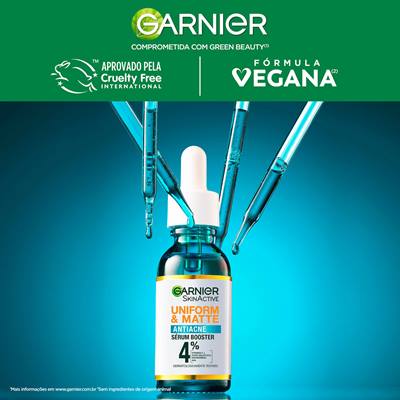 Imagem Sérum Booster Antiacne 15ml | Cruelty Free | Skin Active | Garnier