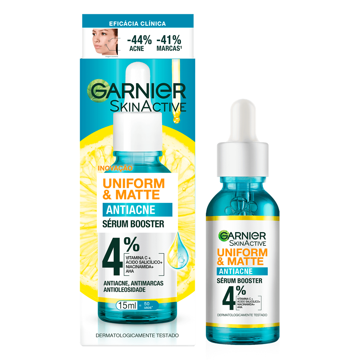 Sérum Booster Antiacne oferece hidratação e cuida acne Garnier