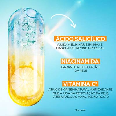 Imagem Hidratante Facial Toque Seco Antiacne | Ativos | Garnier