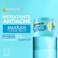 Imagem Hidratante Facial Toque Seco Antiacne | Benefícios | Garnier