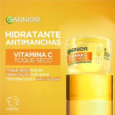 Imagem Hidratante Facial Toque Seco Antimanchas | Benefícios | Garnier