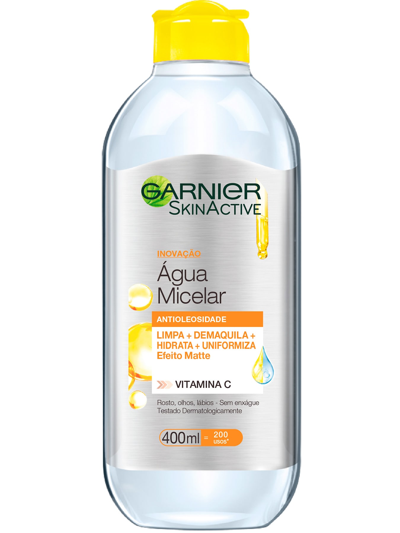 Água Micelar Antioleosidade com Vitamina C Garnier