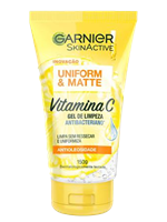 Imagem Gel de Limpeza Facial Antibacteriano Uniform & Matte Garnier Vitamina C | Garnier