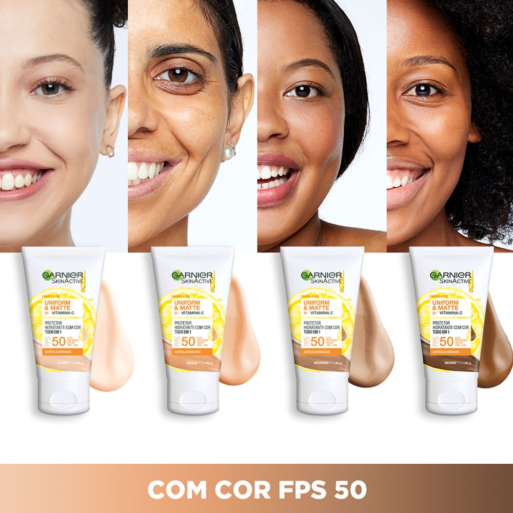 Protetor Hidratante com cor Negra | Cores | Garnier